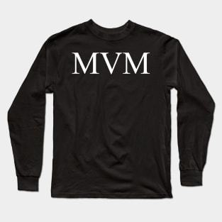 Mum Roman Numerals White Long Sleeve T-Shirt